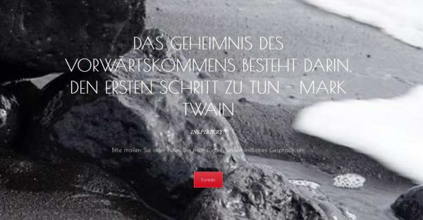 Coaching Webseite von ixtreme erstellt