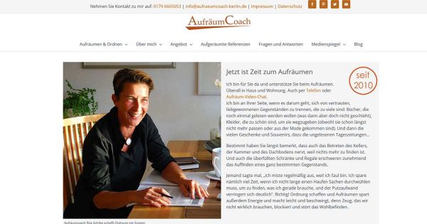 Unternehmenswebseite-Aufraeumcoach